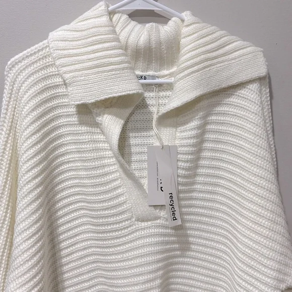 ASOS NA-KD Big Collar Chunky Knitted Sweater - Picture 7 of 8